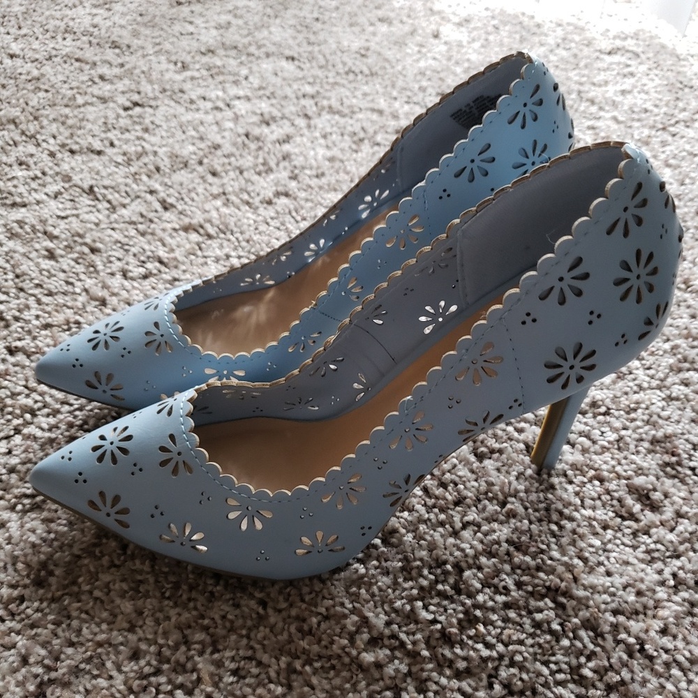 Blue heels